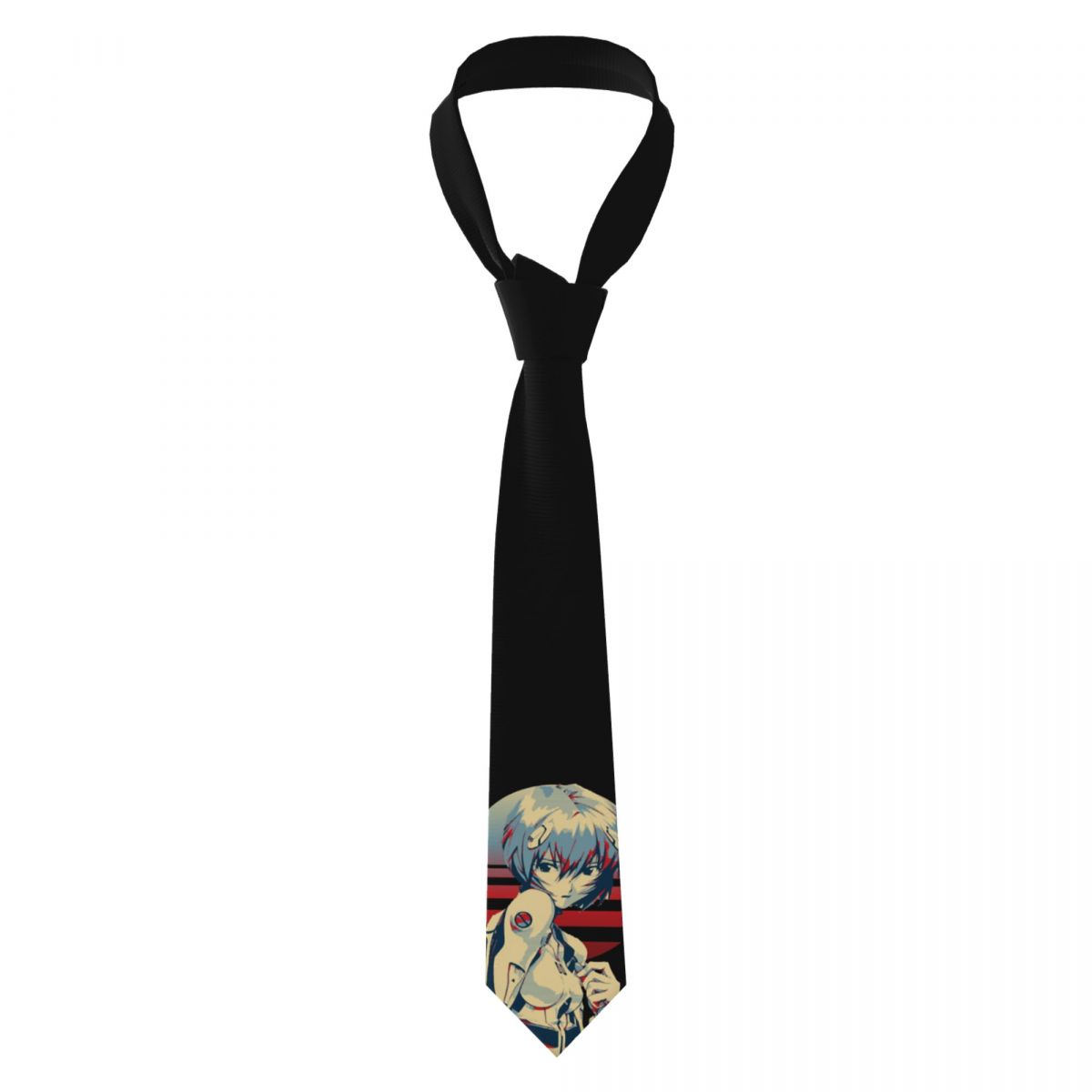Men Accessories For Wedding - Klasyczne krawaty Rei Ayanami Unisex Jedwabne