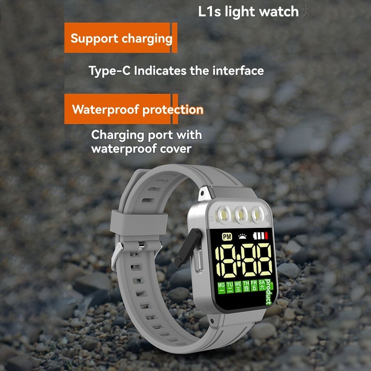 Men Accessories Gadgets - Wesołych Świąt! Sportowe zegarki LED z