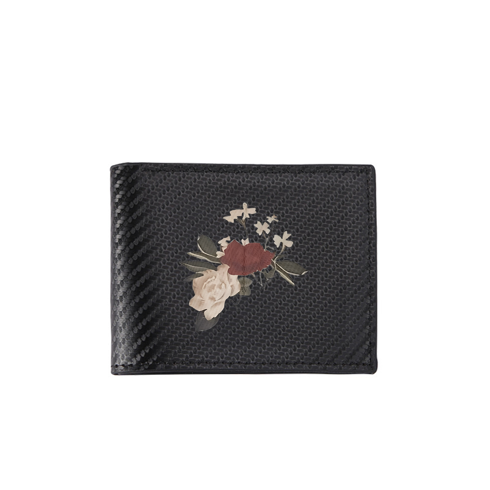 Portfel męski z motywem kwiato – Men Accessories Bouquet recenzja i cena