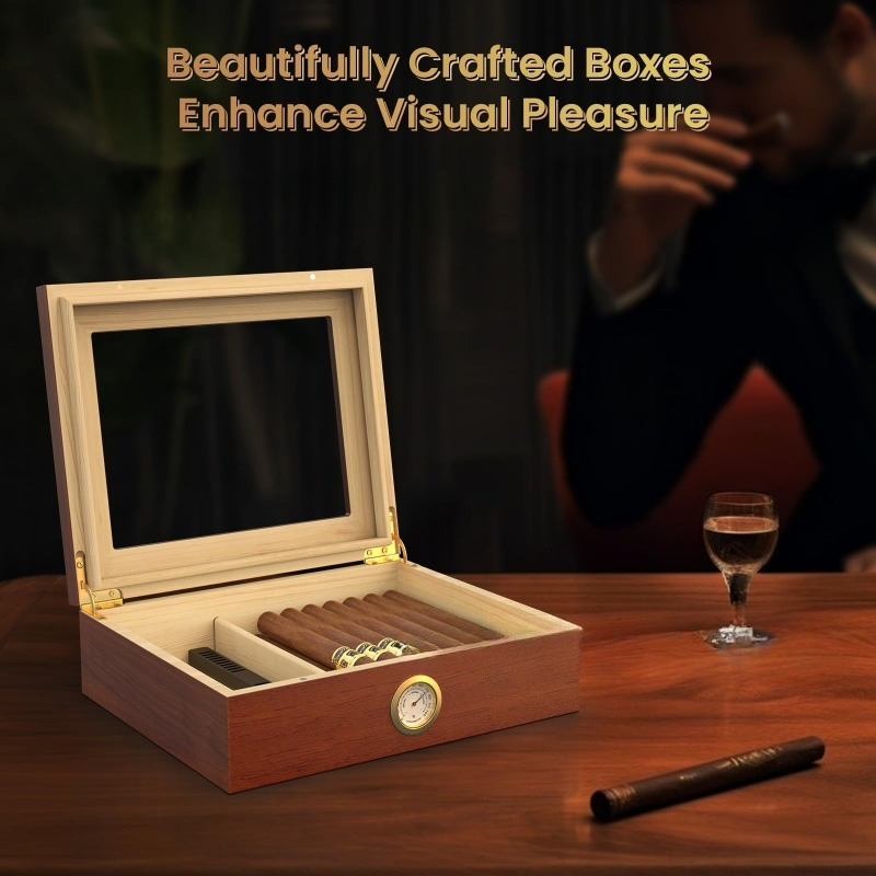 Pudełko na cygaro Humidor Etui – Men Accessories Gadgets recenzja i cena