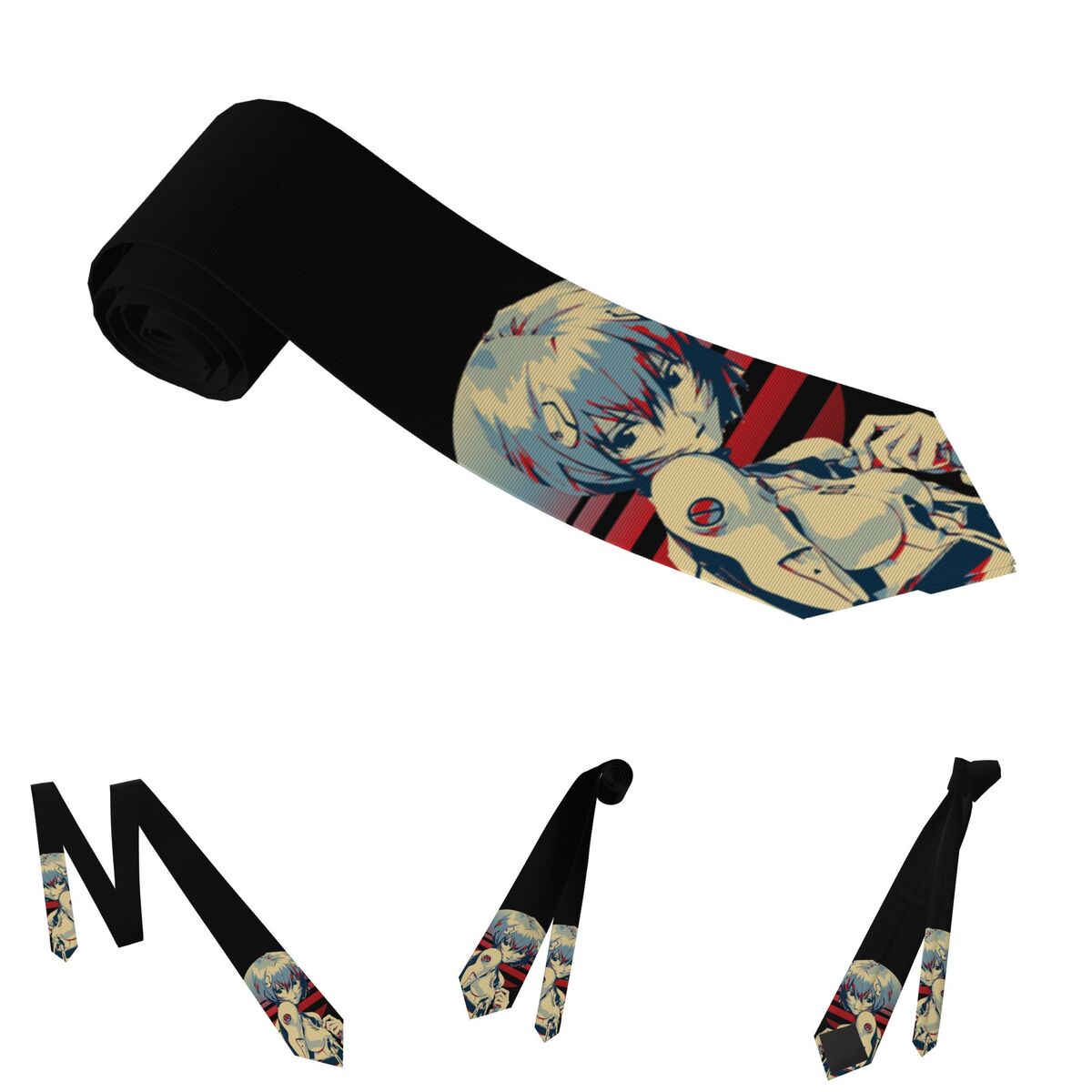 Klasyczne krawaty Rei Ayanami  – Men Accessories For Wedding recenzja i cena