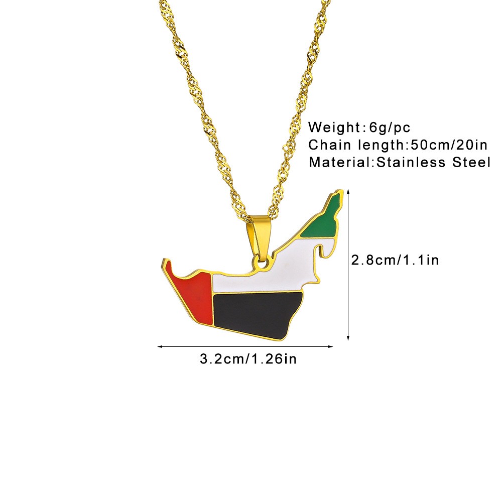 Emaliowany naszyjnik z zawiesz – Men Accessories Uae recenzja i cena