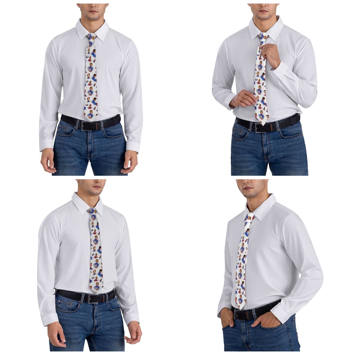Krawat z motywem Kapitana Mana – Men Accessories Drawing recenzja i cena