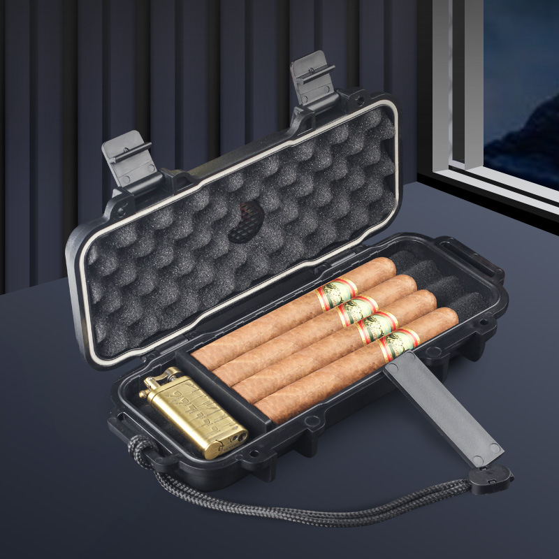 Przenośny humidor na cygara z  – Men Accessories Gadgets recenzja i cena